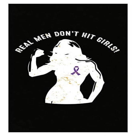 Stuch Strength Abuse - Real Men Don't Hit Girls - Domestic Violence Anger Pain Hurt - Poster