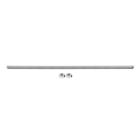 

320mm x M8 Stainless Steel Thread Bar Rod Silver Tone