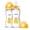 Yellow, variant on YOHKOH Newborns Glass Bottles,Natural Response Nipple,Wide-Neck Bottle,8.8 oz/2pk,Red