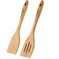 thumbnail image 1 of Espátulas de bambu GEEKHOM para utensilios de cocina antiadherentes, 1 of 2