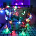 thumbnail image 4 of 2PCS Christmas Snowflake String Lights Fairy Lights Battery Operated Waterproof for Xmas Garden Patio Bedroom Party Decor Indoor Outdoor Celebration Lighting, 4 of 6