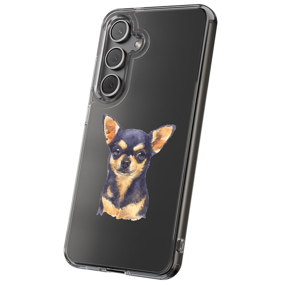 For Samsung Galaxy S10, Hybrid Clear, Dog Painting 2 Print, USA