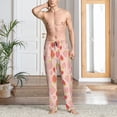 thumbnail image 2 of Naloa Strawberry Pajama Pants Men, PJ Bottoms, Sleep & Lounge Pants-XX-Large, 2 of 6