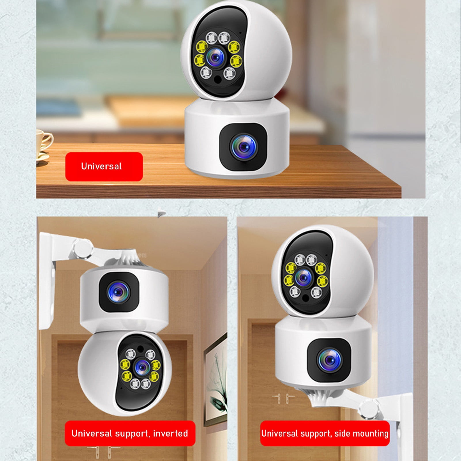 AZXY Wireless Security Camera,Smart Security Cameras,1080p Hd Night Vision Wifi Indoor Security Cameras,Mini Hidden Smart Pet Monitors for Home