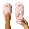 thumbnail image 5 of uublik Womans Fuzzy Slippers Indoor Home Slippers House Slippers Open-Toe Breathable Winter Indoor Slippers, Pink, 5 of 5
