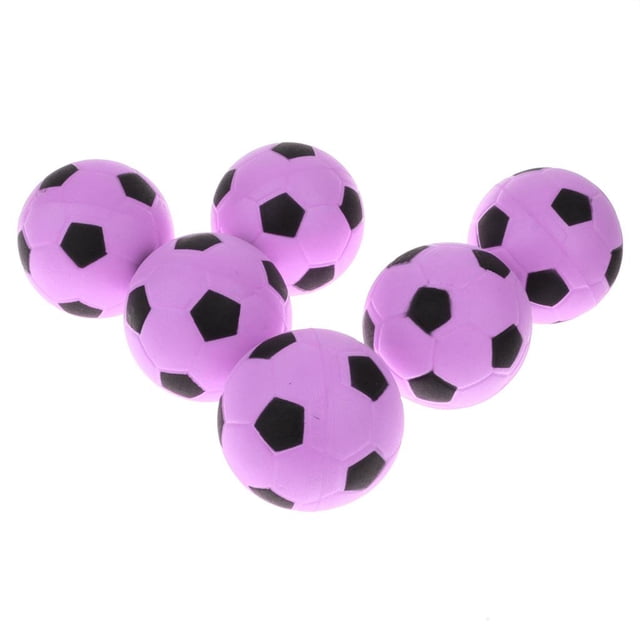 6 UNIDS 6.3 CM FÚTBOL DE ESPUMA PLAYA JARDÍN PISCINA Rosado Sunnimix Bouncy Balls Toy