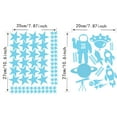 thumbnail image 2 of Estrellas que brillan en la oscuridad para techo, 103 estrellas de techo que brillan en la oscuridad, decoración de pared para niños, para dormitorio de niños, 2 of 5