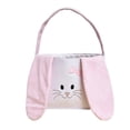 thumbnail image 1 of Binwennn Cute Easter Hand Rabbit Ears Carrot Flannel Egg Decorations Easter Bunny Easter Candy Party Decoration Storage Cloth Storage Boxes with Lids Garment Boxes for Closet Storage Storage Container, 1 of 7