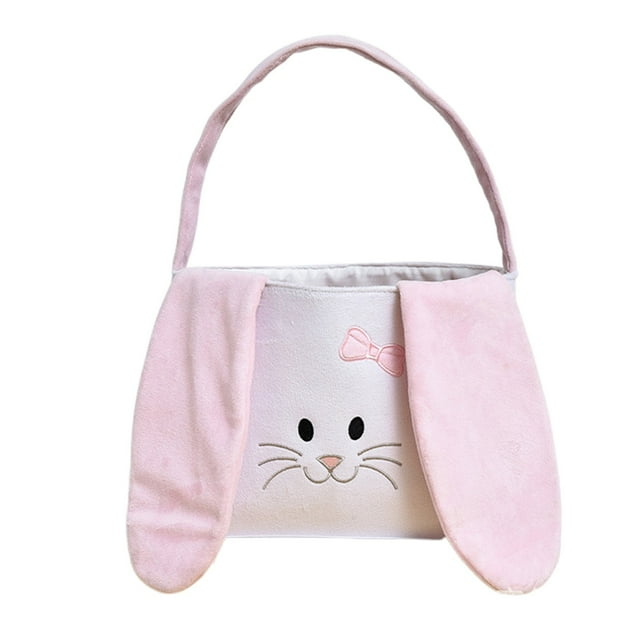 Binwennn Cute Easter Hand Rabbit Ears Carrot Flannel Egg Decorations Easter Bunny Easter Candy Party Decoration Storage Cloth Storage Boxes with Lids Garment Boxes for Closet Storage Storage Container