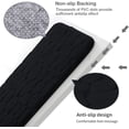 thumbnail image 4 of Bailu Memory Foam Bath Mat Pebble Bathroom Rug Super Absorbent Machine Washable Bathroom Rug (24x36, Black), 4 of 7