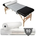 thumbnail image 1 of 100 ( 2 Rouleaux ) Draps Jetables pour Table de Massage – Drap de Lit Non Tissé Résistant à l'Eau, 1 of 5