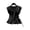 Black, variant on Women's Casual Satin V-Neck Drawstring Shirt Top,Elegant Blouse for Women,Summer Tunic with Adjustable Tie,White,S