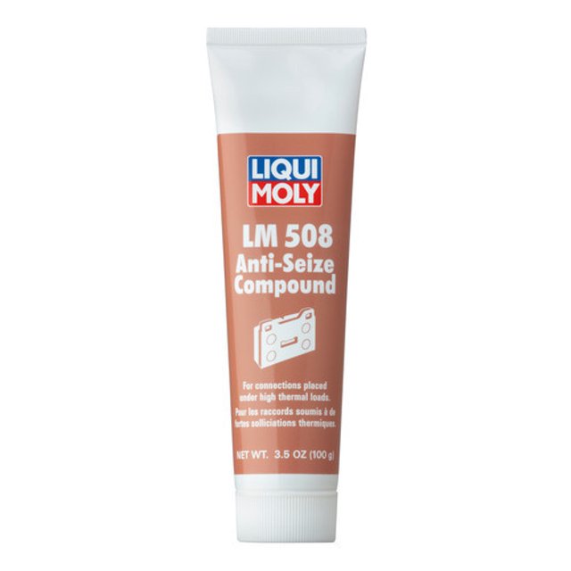 Liqui Moly Anti Seize Lubricant 2012 LM 508; Used For Turbines/Compressor Equipment/Exhaust Systems/Spark Plug Threads; 100 Gram Tube; Plastic; From -31 Degree Fahrenheit To 2012 Degree Fahrenheit