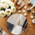 thumbnail image 2 of Round Placemats Gray Black White Oil Painting 15 inch Set of 4 Table Mats for Dining Table Abstract Art Heat Resistant Non-Slip Kitchen & Home Decorative Place Mat Set, 2 of 8