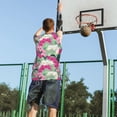 thumbnail image 5 of Sikiie Orchids Flowers Basketball Jersey Reversible Men's Mesh Athletic Sports Shirts Training Practice S-4XLSmall, 5 of 6