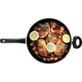 thumbnail image 6 of Mehtap Saute Pan with Lid and Two Handles, Teflon Classic Nonstick Frying Skillet Black, 6 of 7