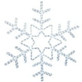 thumbnail image 1 of Novelty Lights 36" Christmas LED Snowflake Rope Light Sculpture, Pure White, 1 of 3