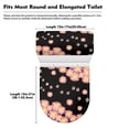 thumbnail image 6 of SEANATIVE Daisy Toilet Cover Lid Replacement Covers Universal Fit Standard Oblong Round Bath Room Bowl Lids 2PCS Dust Resistant Toilet Tank Lid Pad Home Decoration Accessory, 6 of 7