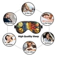thumbnail image 7 of Cauagu Halloween Fruit Platter Print Sleep Eye Mask, Blindfold Eye Sleep Shade Cover with Elastic Strap/Headband Eye Cover Eyeshade for Night Sleeping/Travel Nap, 7 of 7