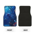thumbnail image 2 of Naloa Deep Sea Glowing Fishes Car Foot Mat Set of 4 Pieces - Universal Floor Liner Neoprene Full Set Floor Mats for Cars Trucks SUV, 2 of 7