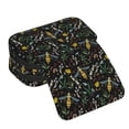 thumbnail image 4 of Kdxio Wasp and Florals for Double Compartment Pen Case Oxford Organizer with Zipper Pockets for Students Artists, 4 of 7
