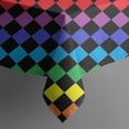 thumbnail image 5 of Colorful Rainbow Checkered Pattern Square Tablecloth,Waterproof Square Table Cover,Wipeable Spillproof Washable Table Cover for Home Kitchen Party Decor 42"X42"(107x107cm), 5 of 6