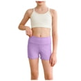 thumbnail image 5 of Girls Athletic Shorts Kids Workout High Waisted Volleyball Yoga Dance Biker Shorts Comfy Gymnastics Shorts Yoga, 5 of 7