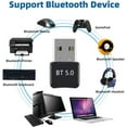 thumbnail image 3 of USB Bluetooth Adapter for PC USB Mini Bluetooth 5.0 Dongle, 3 of 4
