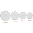 thumbnail image 2 of Bola de Navidad rellenable de plástico transparente para manualidades, paquete de 10 $ bolas de adornos transparentes, decoraciones navideñas rellenables de plástico para bricolaje, bolas de árbol,, 2 of 8