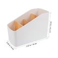 thumbnail image 2 of OULII 2Pcs Simple Storage Box White Rubber Wood For Store Use Household Users, 2 of 5