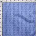 thumbnail image 4 of oneOone Velvet Medium Blue Fabric Geometric Craft Projects Decor Fabric Printed By The Yard 58 Inch Wide, 4 of 4