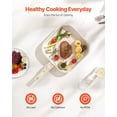 thumbnail image 4 of czyyul 17 Piece Pots and Pans Set Nonstick  Detachable Handle Cookware  Space Saving Induction cookware Set  Kitchen RV Cooking Sets  with Frying  Sauce  Saute  Tempered Glass Lids  Oven, 4 of 9