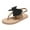 Black, variant on Utoimkio Flat Sandals for Women Under $10 Women's Summer Flax Rope Knitted Flat Shoes Versatile Flip Toe Sandals