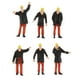 thumbnail image 4 of 6 piezas de maquetas a escala 1/50 S de personas pequeñas, edificios, carreteras y escenarios. Negro, 4 of 7