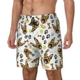 thumbnail image 2 of Uemuo German Shepherd Dog Pattern Mens Swim Trunks Quick Dry Board Shorts with Mesh Lining, Stretch Beach Shorts Quick Dry No-Chafing Board Shorts-XX-Large, 2 of 9