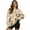 Butterfly Moon Mushroom Moon Print Beige, variant on SCRAWLGOD Leopard Print Pink Black Crewneck Fall Sweatshirts for Women Trendy Women's Long Sleeve Pullover Tops with Pockets Fashion for Daily Wear, Spots, Office, S