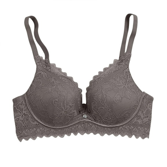 XFLWAM Push up Bras for Women Lace Comfort Full Coverage Bralette Soft Underwear Comfy Everyday Bra Brassiere