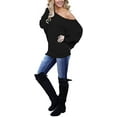 thumbnail image 3 of Décontracté Manches Longues Manches Longues Femmes Lacozy Pull Pull Tricot Tunique en Vrac Tops, 3 of 5