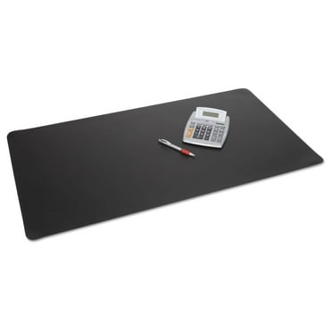 Unbranded Desk Pad, Computer Mat, Desk Protector Mat, Keyboard and Mouse Pad, 24 x 17 in, Black