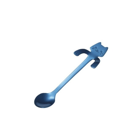 

labakihah 8 pcs mini cat kitty tea soup sugar dessert starter seasoning spoon tableware spoon
