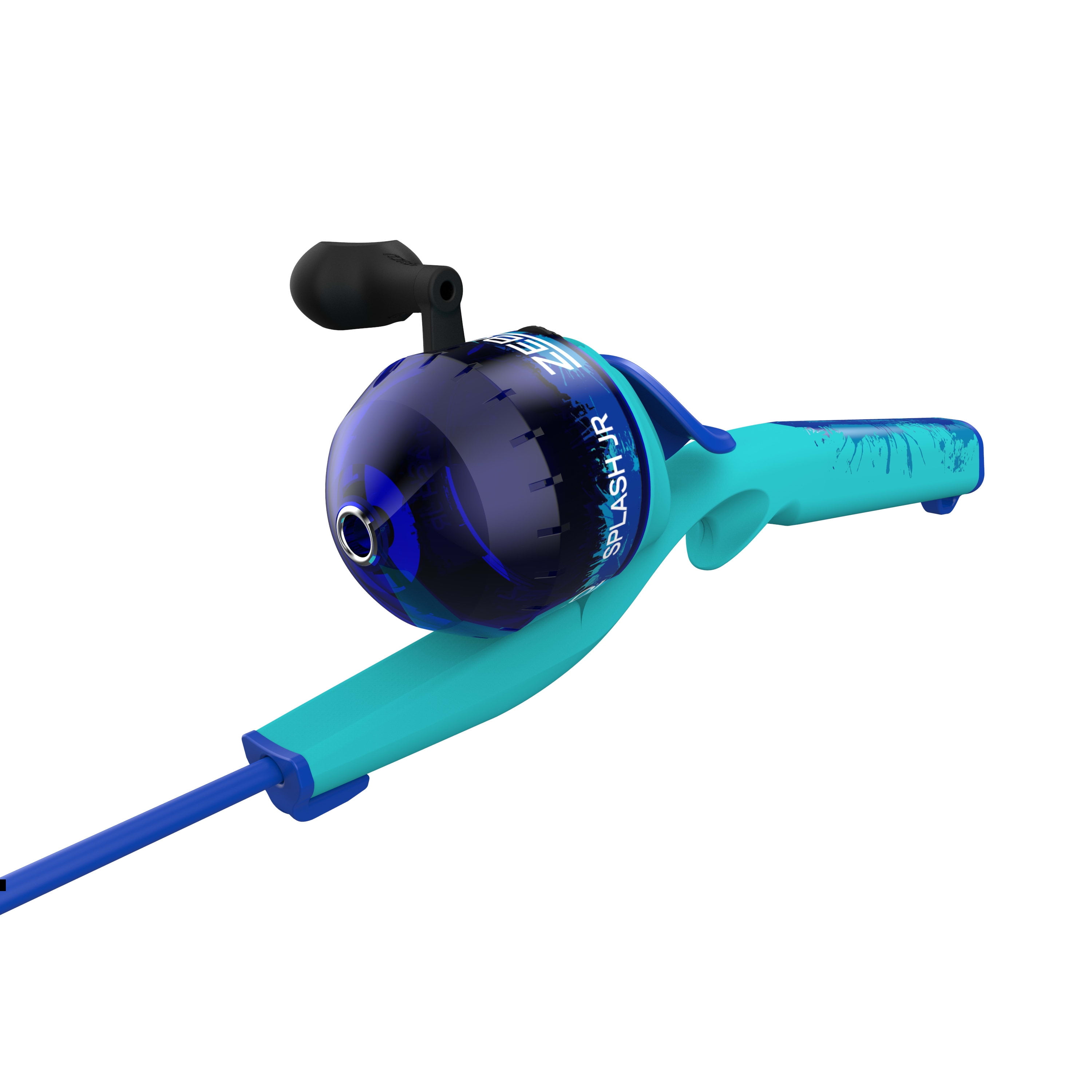 Zebco Splash Kids Spincast Reel and Fishing Rod Combo 29 Durable Floating  Fiberglass Rod with Tangle-Free Design Oversized Reel Handle Knob  Pre-Spooled with 6-Pound Zebco Fishing Line Blue
