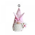 thumbnail image 3 of Jlong Easter Gnomes Decorations, Plush Spring Easter Bunny with Egg Flowers Handmade Swedish Tomte Elf Stuffed Doll Rabbit Gifts Cute Easter Faceless Dwarf Bunny Household Ornaments, 3 of 5