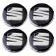 thumbnail image 3 of 4 Uds Cubierta Del Cubo La 56MM Tapa Emblema Logotipo para Seat Leon 5F Ibiza, 3 of 8