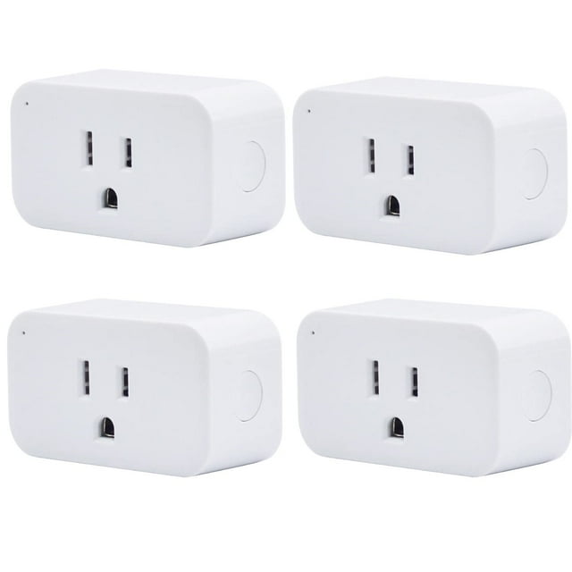 THIRDREALITY Zigbee Smart Plug 4 Pack, 15A Smart Outlet with Timer Function, ETL Certified, ZigBee Hub Required