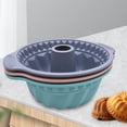 thumbnail image 4 of Herramienta de tostado de pan tostado con forma de engranaje hueco azul, 4 of 5