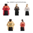 thumbnail image 6 of Amaiiu Women Solid Shawl Skin Friendly Scarf Elegant Lace Sheer Hollow Tassel Scarves Long Mesh Yarn Wedding Shawls for Party Evening Black, 6 of 6