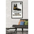 thumbnail image 2 of NHL Chicago Blackhawks - Drip Skate 21 Wall Poster, 22.375" x 34", Framed, 2 of 3