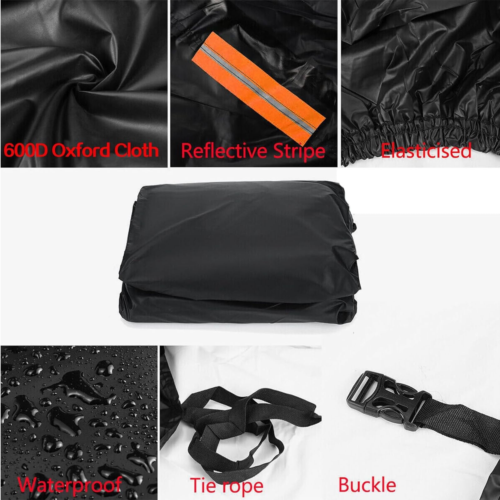 Che Yi Bao UTV Cover 4-6 Seater, 169"x67"x72", 600D Heavy Duty Waterproof Protection,Compatible with Polaris Ranger RZR Yamaha Honda Can Am Defender
