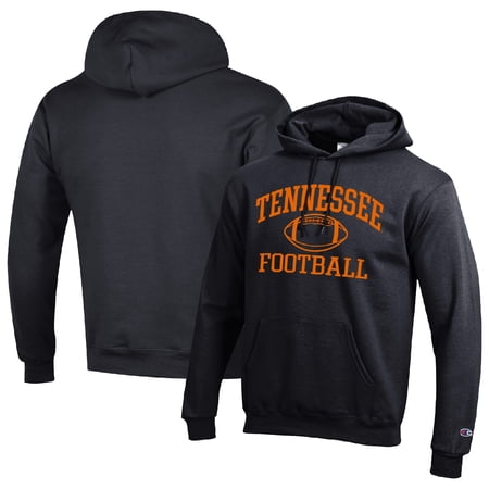 Men's Champion Black Tennessee Volunteers Football Icon Pullover Hoodie