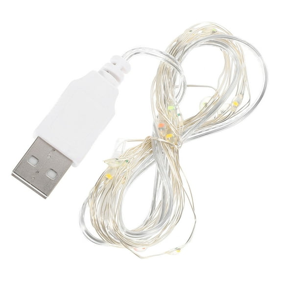 BRIGHTFUFU Festive Warm Atmosphere Led String Lights Usb Powered 3000K Color Temperature 1Set